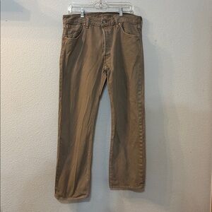 Levi's Tan 501 Jeans